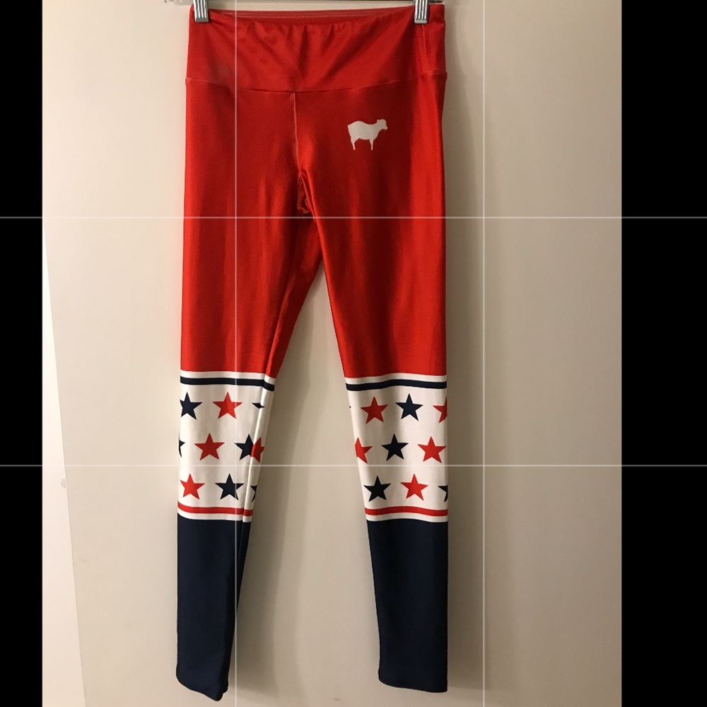 Brand new Goldsheep leggings- red white and blue!